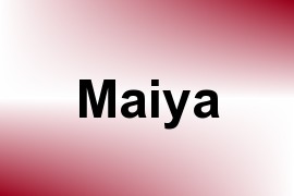 Maiya name image