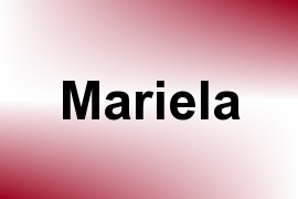 Mariela name image