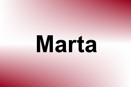 Marta name image