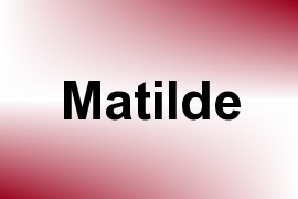 Matilde name image