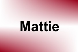 Mattie name image