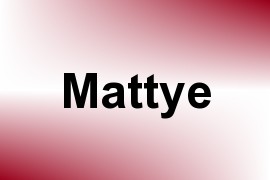 Mattye name image