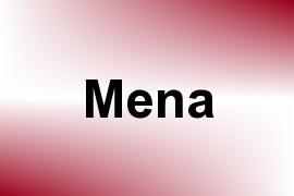 Mena name image