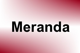 Meranda name image