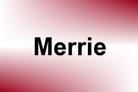 Merrie name image