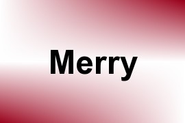 Merry name image