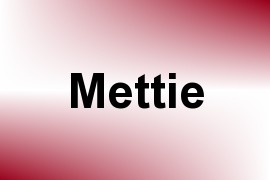 Mettie name image