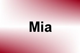 Mia name image