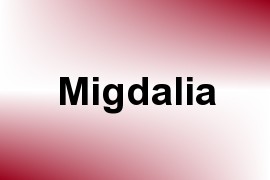 Migdalia name image