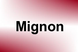 Mignon name image