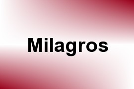 Milagros name image