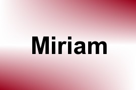 Miriam name image