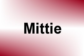 Mittie name image