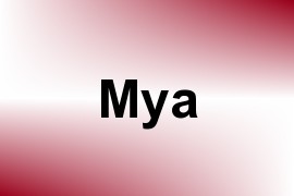 Mya name image