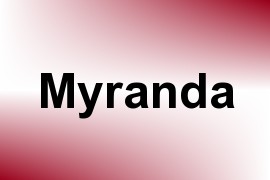 Myranda name image