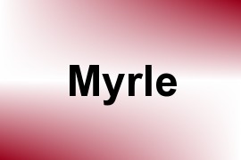 Myrle name image