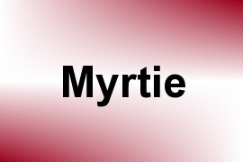 Myrtie name image