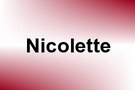 Nicolette name image