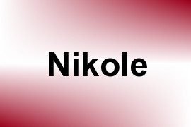 Nikole name image