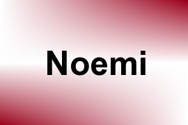 Noemi name image