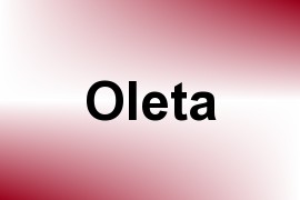 Oleta name image