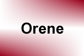 Orene name image