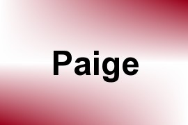 Paige name image