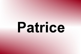 Patrice name image