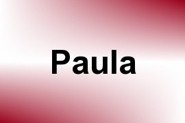 Paula name image