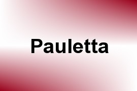 Pauletta name image