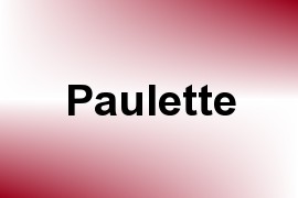 Paulette name image