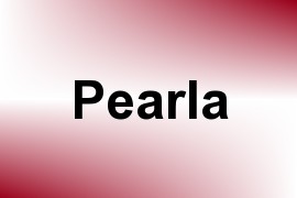 Pearla name image