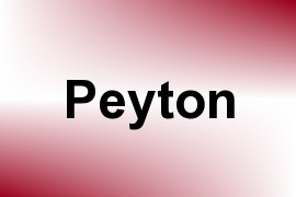 Peyton name image