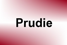 Prudie name image