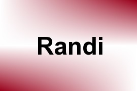 Randi name image