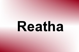 Reatha name image