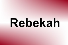 Rebekah name image