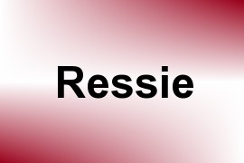 Ressie name image