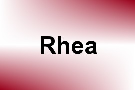 Rhea name image