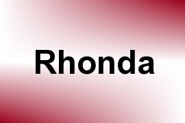 Rhonda name image