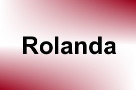 Rolanda name image