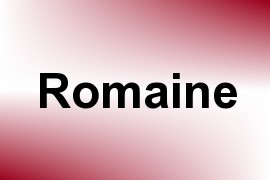 Romaine name image