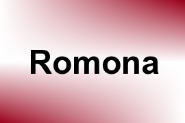 Romona name image