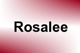 Rosalee name image