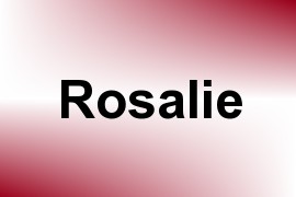 Rosalie name image