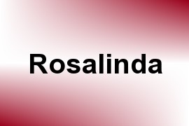 Rosalinda name image