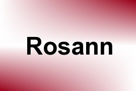 Rosann name image