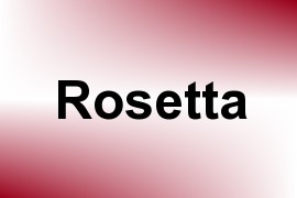 Rosetta name image