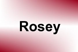 Rosey name image