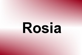 Rosia name image